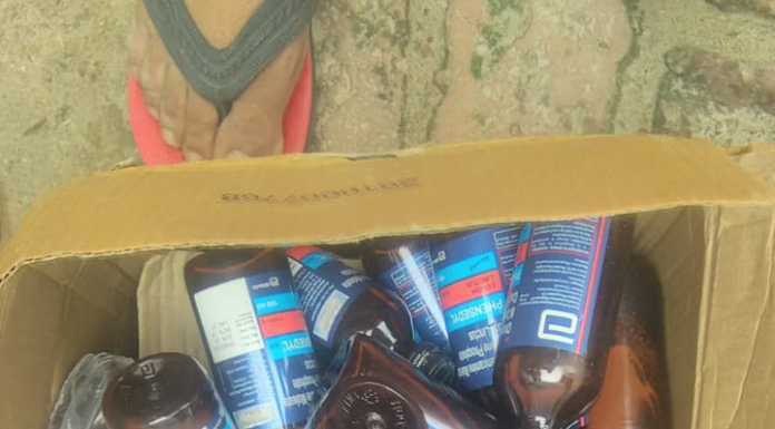 छिपा कर ले जाया जा रहा 33 लाख का कफ सिरप बरामद