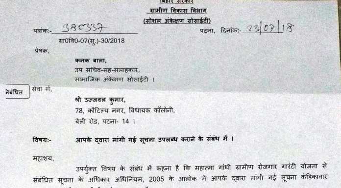 तीन साल से बिहार में सोशल ऑडिट नहीं, निदेशालय निष्क्रिय