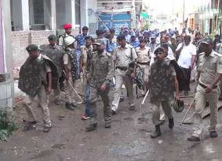 हाजीपुर में हत्या के बाद तनाव, इलाके में पुलिस तैनात