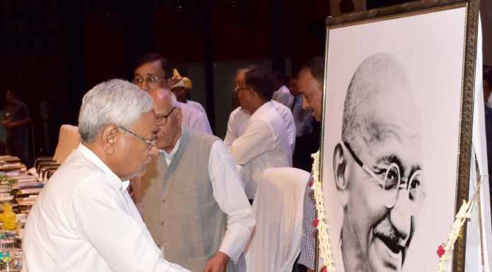 बिहार में जयंती पर पूरे दिन छाये रहे राष्ट्रपिता महात्मा गांधी