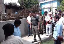 बेगूसराय डीएम ने नली-गली व जल-नल योजनाओं की जांच की