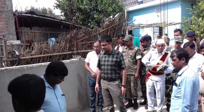 बेगूसराय डीएम ने नली-गली व जल-नल योजनाओं की जांच की