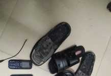चप्पल के सोल में छिपाये गये थे मोबाइल व चार्जर, कैदी को देने की थी साजिश