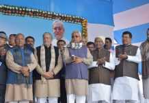 पुनर्स्थापित बी0पी0 मंडल सेतु का नीतीश ने किया उद्घाटन