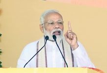 नमो के निशाने पर महागठबंधन, पटना की रैली में गिनाईं उपलब्धियां