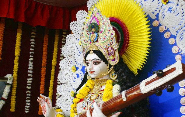 9 साल बाद सरस्वती पूजा पर रविसिद्ध योग, अक्षरारंभ के लिए शुभ