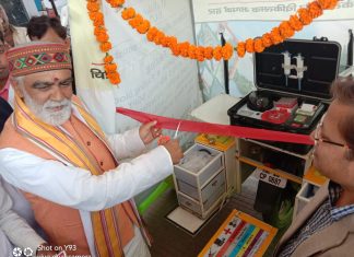 केंद्रीय मंत्री अश्विनी चौबे ने वाटर एटीएम का बक्सर में किया उद्घाटन