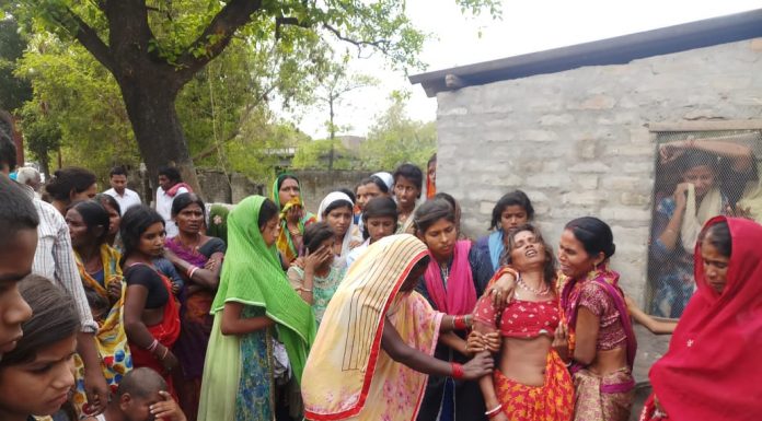 बेटी के हाथ पीले करने की साध लिए चल बसा एक पिता दुर्घटना के बाद विलाप करते परिजन