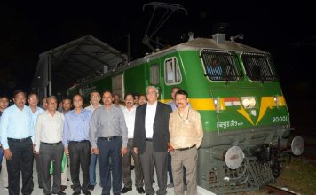 चित्तरंजन रेल इंजन कारखाना ने बनाये 402 इलेक्ट्रिक इंजन चित्तरंजन रेल खारखाने में बने इंजन के साथ कर्मी-अधिकारी