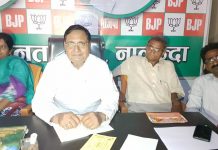 दुष्प्रचार से NDA का विकास रथ नहीं रोक सकती कांग्रेस: BJP  नालंदा में प्रेस कांफ्रेस के दौरान भाजपा प्रवक्ता राजीव रंजन