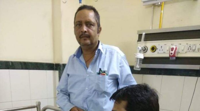 कैंसर से जूझ रहे हैं कई अखबारों के संपादक रहे श्याम आचार्य अस्पताल के बेड पर श्याम आचार्य