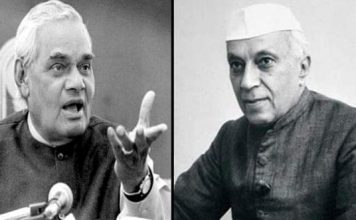 पंडित जवाहर लाल नेहरू के अवसान पर अटल जी का संदेश अटल बिहारी वाजपेयी ने पंडित जवाहर लाल नेहरू के निधन पर यह कह कर श्रद्धांजलि दी थी- उनकी देशभक्ति के प्रति हमारे हृदय में आदर के अतिरिक्त और कुछ नहीं है।