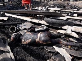 आग ने ली दो मासूमों की जान, सात घर भी जल कर खाक आग लगने से सारण में सात घर स्वाहा