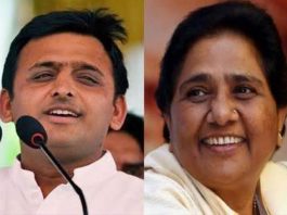 ग्राउंड रिपोर्टः पूर्वी यूपी में गैर सवर्ण जातियां गठबंधन के साथ गठबंधन के नेता मायावती (दायें) व अखिलेश यादव (बायें)