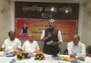 बिहार के डिप्टी सीएम ने कहा- योग भारत की अनमोल देन लव कुश टावर,पटना स्थित "आध्यात्मिक सत्संग समिति" के सभागार में बच्चों के लिए योग पुस्तक का विमोचन करते हुए उपमुख्यमंत्री।