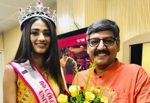 पटना हवाई अड्डा पर बिहार की बेटी श्रेया शंकर का भव्य स्वागत एयरपोर्ट पर श्रेया का स्वागत करते बिहार कांग्रेस रिसर्च विभाग एवं मैनिफेस्टो कमिटी के चेयरमैन आनन्द माधव