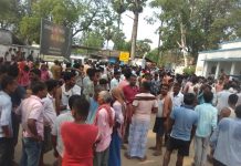 बस में बिजली करंट दौड़ा, 3 लोगों की मौत, 27 घायल दुर्घटना के बाद जुटी भीड़