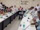 बिहारशरीफ नगर निगम की उपमेयर फूल कुमारी की गयी कुर्सी अविश्वास पर बैठक का दृश्य