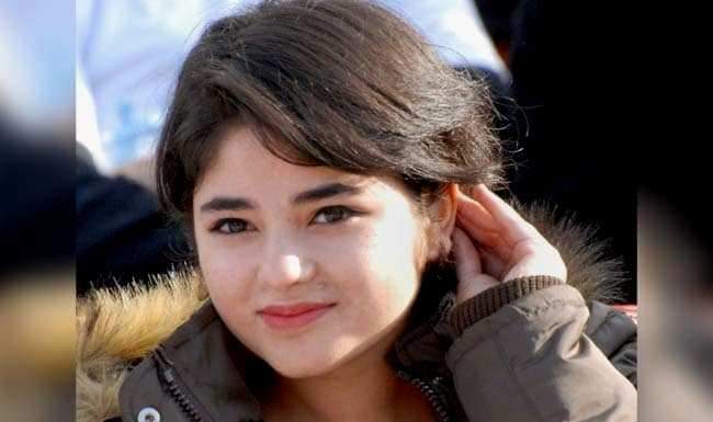 हिन्दी फिल्मों की अभिनेत्री जायरा वसीम का डर! जायरा वसीम