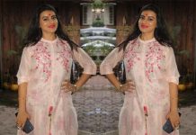 विंध्यवासिनी माता से आशीर्वाद लेने उनकी दरबार पहुंची अदाकारा अक्षरा सिंह