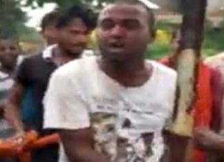 विवादित जमीन की फोटो खींच रहे युवक की खंभे से बांधकर जबरदस्त पिटाई
