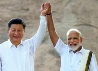 भारत दौरे पर आये जिनपिंग लौटे, सार्थक रही मोदी से बातचीत शी जिनपिंग व नरेंद्र मोदी