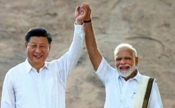 भारत दौरे पर आये जिनपिंग लौटे, सार्थक रही मोदी से बातचीत शी जिनपिंग व नरेंद्र मोदी