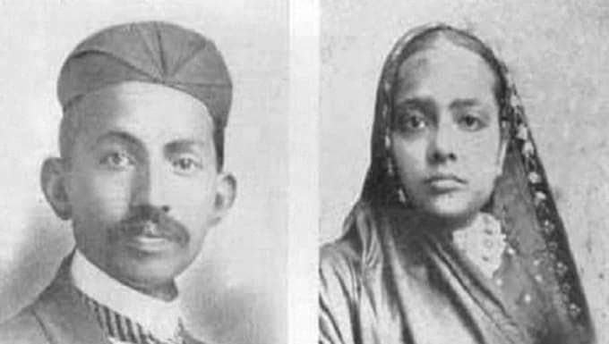 तेरह वर्ष की उम्र में हुआ था गांधी जी और कस्तूरबा का विवाह महात्मा गांधी और कस्तूरबाई