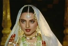 इन आँखों की मस्ती के मस्ताने ……………………………… अभिनेत्री रेखा