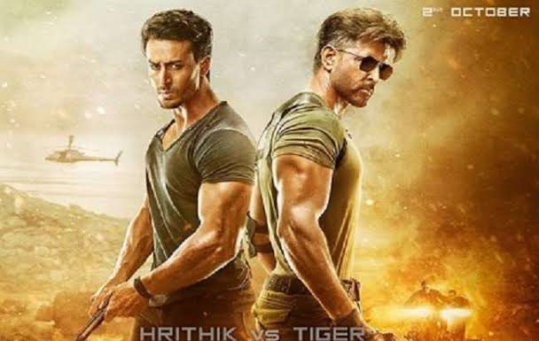 फिल्म WAR दमदार एक्शन, शानदार लोकेशन फिल्म वार का पोस्टर