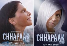 छपाक…छपाक…छपाक…वेलडन दीपिका पादुकोण ! छपाक फिल्म के पोस्टर में दीपिका पादुकोण की दो भूमिकाएं