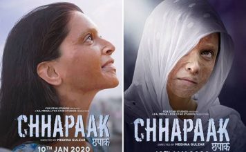 छपाक…छपाक…छपाक…वेलडन दीपिका पादुकोण ! छपाक फिल्म के पोस्टर में दीपिका पादुकोण की दो भूमिकाएं