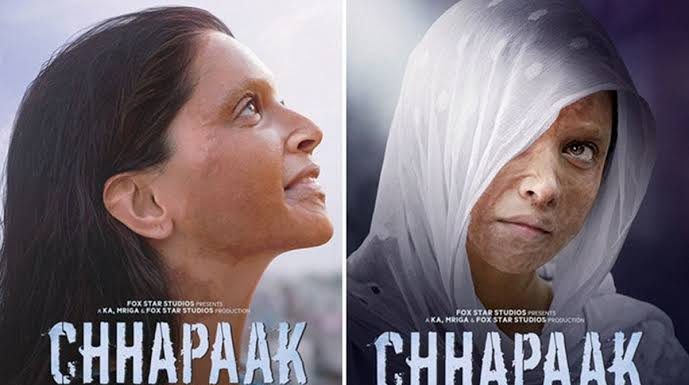 छपाक…छपाक…छपाक…वेलडन दीपिका पादुकोण ! छपाक फिल्म के पोस्टर में दीपिका पादुकोण की दो भूमिकाएं