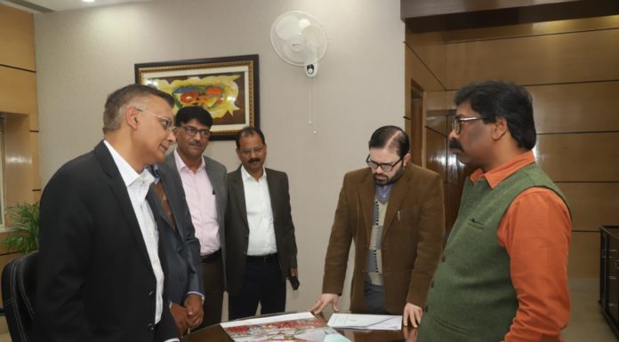 हेमंत सोरेन ने पर्यटन विभाग के कैलेंडर का विमोचन किया मुख्यमंत्री हेमंत सोरेन पर्यटन कैलेंडर का विमोचन किया