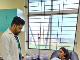 बिहटा में रक्त के लिए नहीं अब होगी दौड़-भागः कृष्ण मुरारी बिहटा में NSIT Medical College And Hospital में रक्तदान
