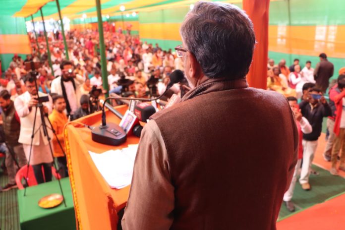 बिहार के उपमुख्यमंत्री सुशील कुमार मोदी रविदास जयंती समारोह में शामिल हुए