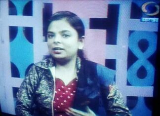 नंदिनी सिन्हाः शोध के समानांतर सृजन का जुनून नंदिनी की मधुबनी पेंडिंग