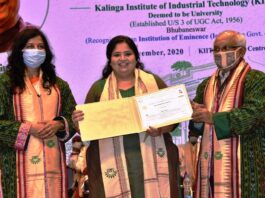 केआईआईटी के वर्चुअल दीक्षान्त समारोह का आयोजन केआईआईटी (कलिंगा इन्स्टीच्यूट ऑफ इण्डस्ट्रियल टेक्नोलोजी) के वर्चुअल दीक्षान्त समारोह के अवसर पर 7135 शिक्षार्थियों को डिग्री से सम्मानित किया गया