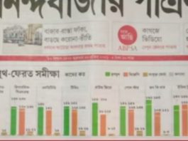 आनंद बाजार पत्रिका से ऐसी उम्मीद नहीं की जा सकती, पर यह सच है आनंद बाजार पत्रिका से ऐसी उम्मीद नहीं की जा सकती, पर यह सच है। बंगाल पर आये एक एग्जिट पोल को आनंद बाजार पत्रिका ने तोड़-मरोड़ कर पेश किया है।