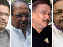 नारदा स्टिंग मामले में गिरफ्तार TMC नेताओं के बेल का अनुमान फेल सीबीआई द्वारा नारदा ब्राइबरी स्टिंग मामले में अरेस्ट किये गये टीएमसी के सभी 4 नेताओं को हाईकोर्ट ने 2 लाख रुपये के बांड पर अंतरिम बेल दे दी है।