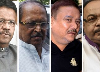 सीबीआई द्वारा अरेस्ट टीएमसी के 4 नेताओं को मिली अंतरिम बेल सीबीआई द्वारा नारदा ब्राइबरी स्टिंग मामले में अरेस्ट किये गये टीएमसी के सभी 4 नेताओं को हाईकोर्ट ने 2 लाख रुपये के बांड पर अंतरिम बेल दे दी है।