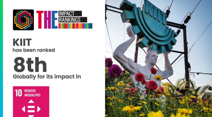 KIIT को SDG ”REDUCING INEQUALITUES” में 8 वां स्थान केआईआईटी (KIIT) डीम्ड टू बी यूनिवर्सिटी, भुवनेश्वर को टाइम्स हायर एजुकेशन इम्पैक्ट रैंकिंग 2022 में 8वां स्थान मिला है.
