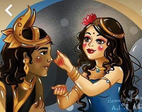 भैया दूज यानी साल में एक दिन बहनों का भाइयों का पर्व भैया दूज की कहानी जानें। सूर्य पुत्र और यम का अपनी बहन यमुना से अपार स्नेह था।अरसे तक बहन से मिलने यम बहन के घर गये।